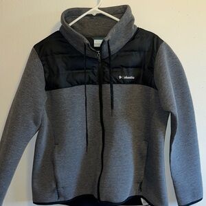 Columbia Zip up Jacket Grey, Black